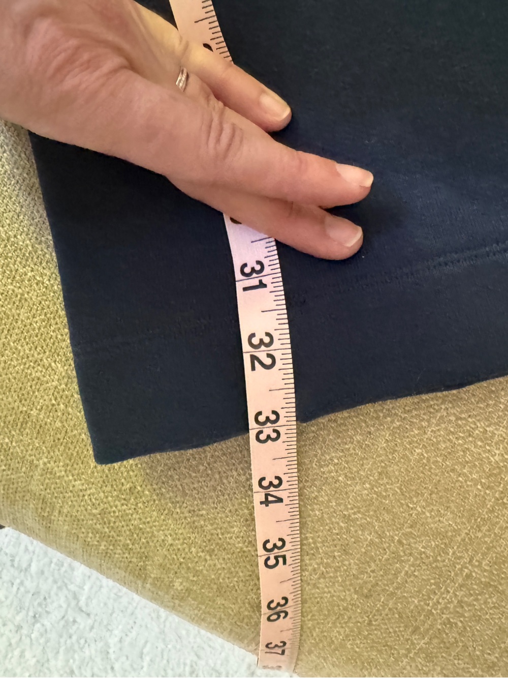 Alo Yoga Serenity Wide Leg Sweatpant - Navy.  Size Medium - Picture 6 of 6